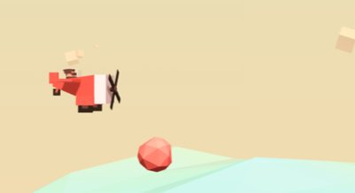 Airplane Dodging Obstacles