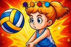 Volleyball Fun Coloring - free game